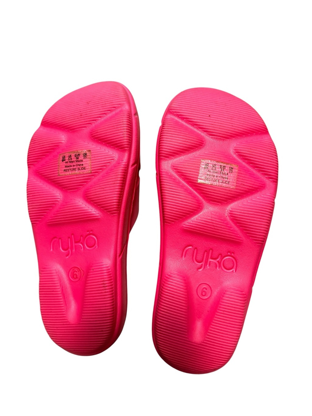 Ryka Hot Pink Slide Sandals for Women size 6 - Picture 4 of 5